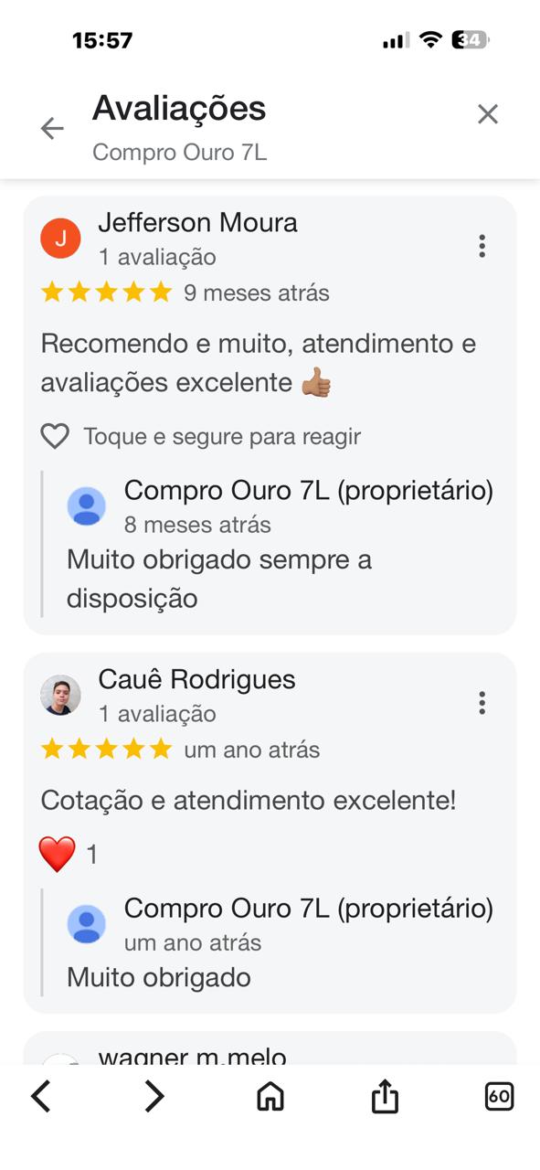 Depoimento de cliente